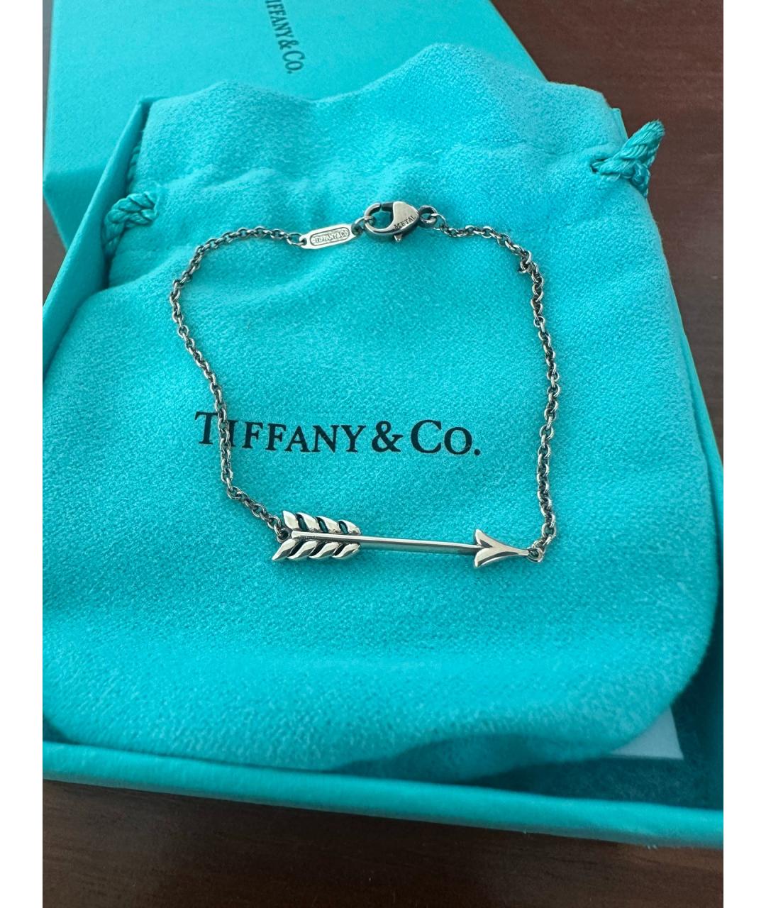 TIFFANY&CO Серебряный металлический браслет, фото 2