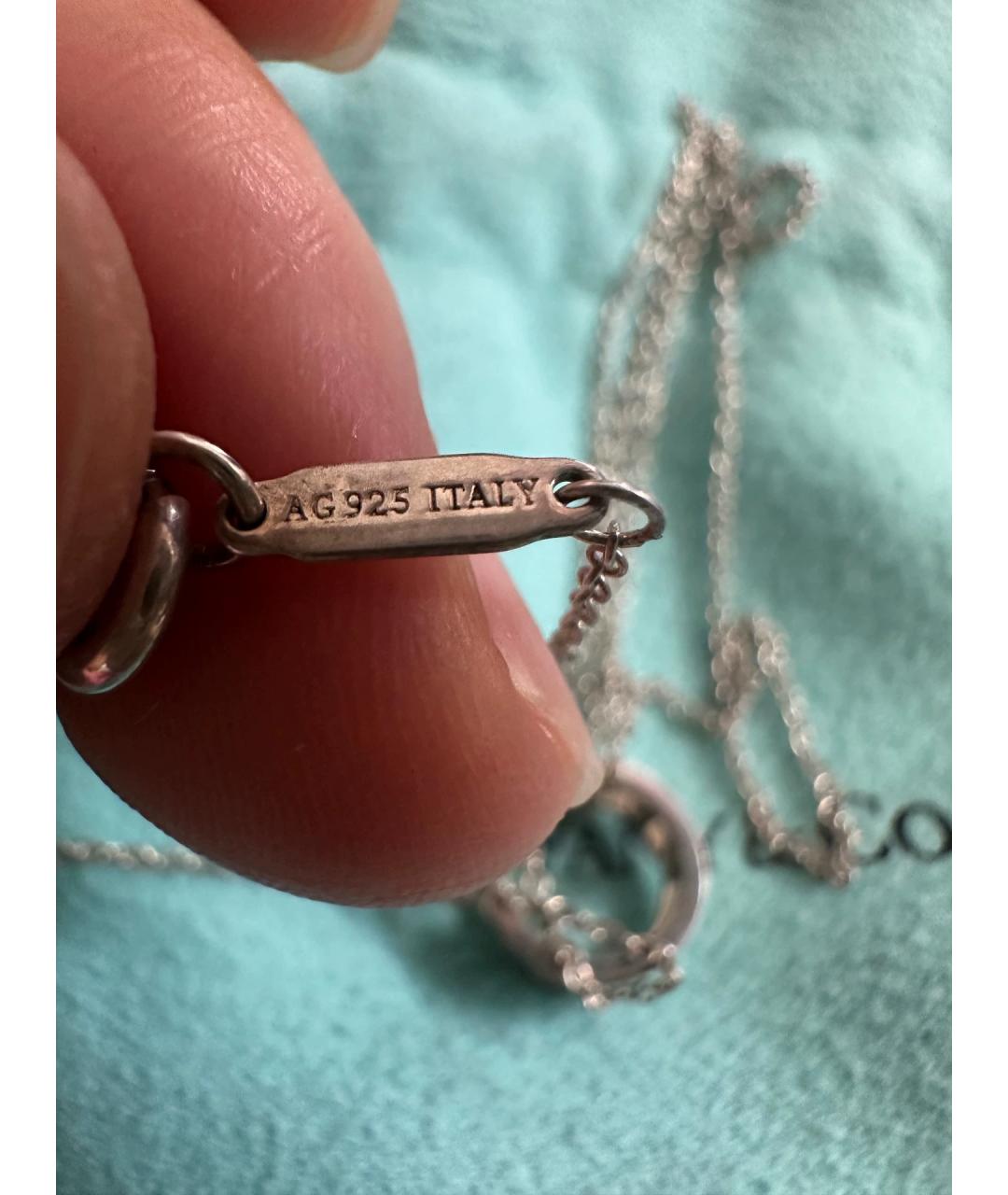 TIFFANY&CO Серебряная серебряная подвеска, фото 4