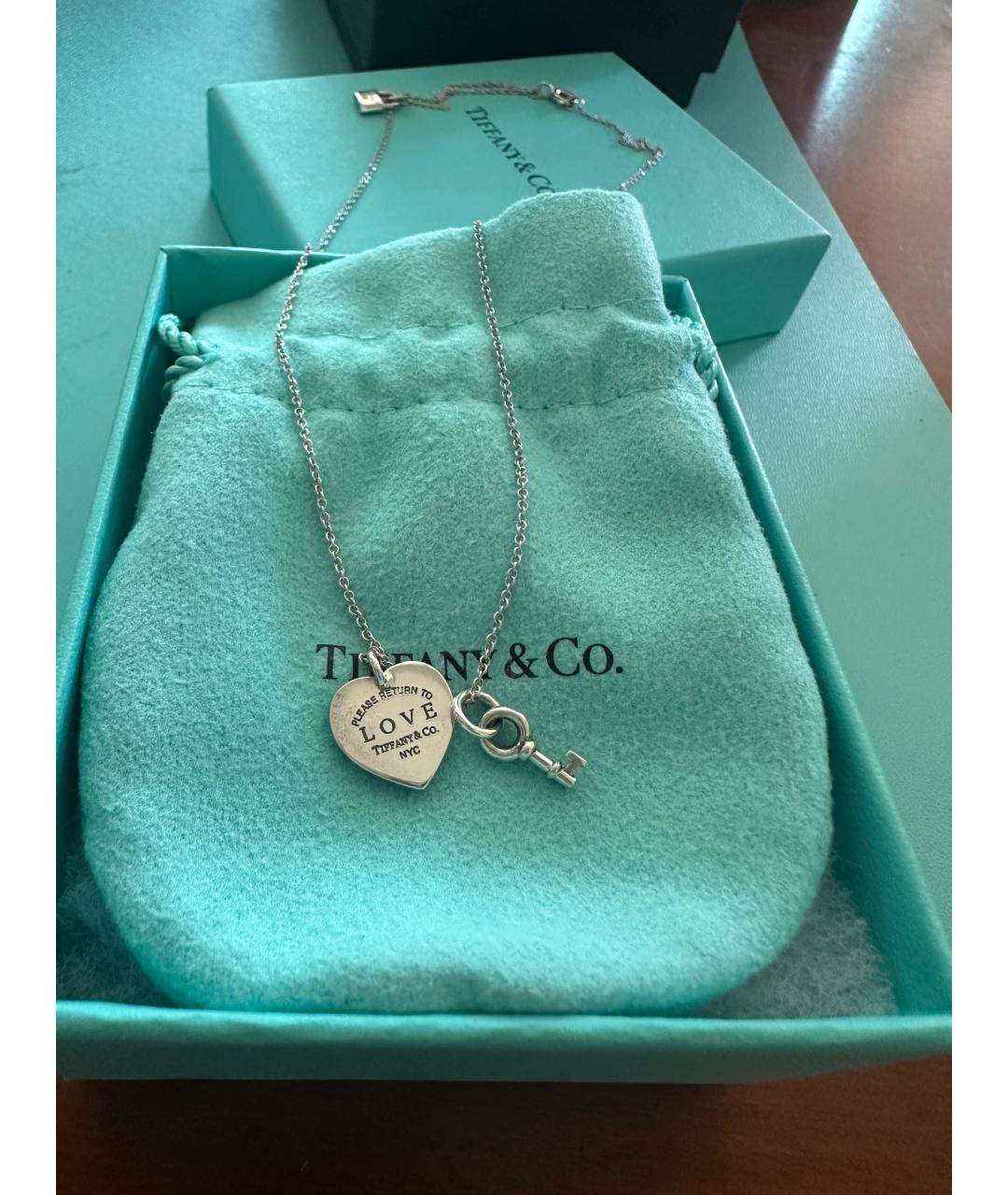 TIFFANY&CO Серебряная серебряная подвеска, фото 2