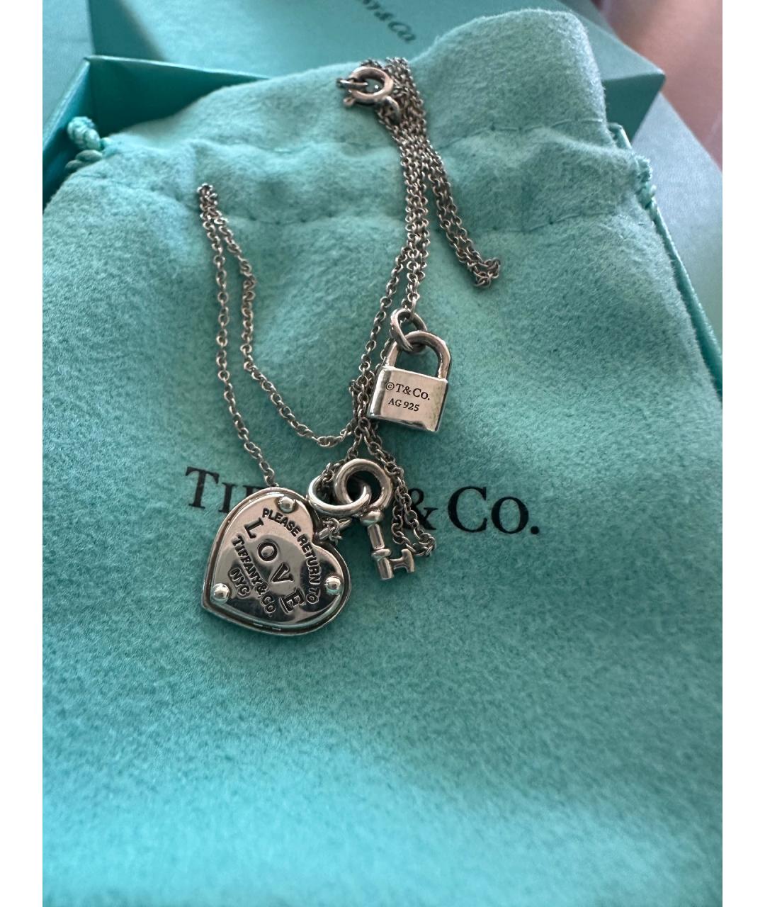 TIFFANY&CO Серебряная серебряная подвеска, фото 3