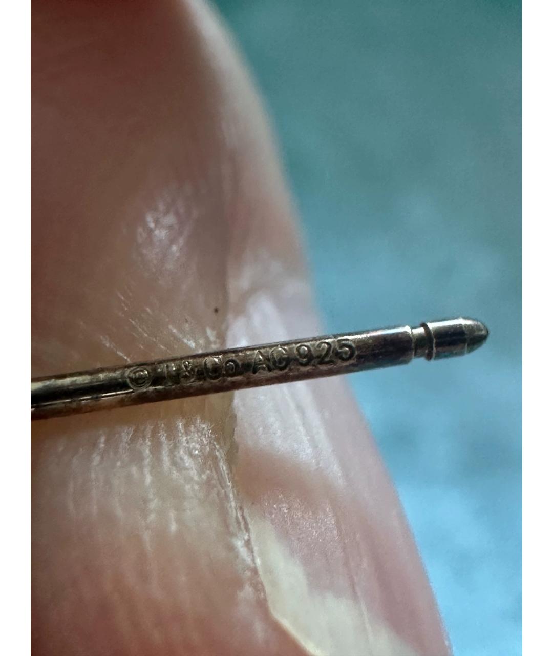 TIFFANY&CO Серебряные серебряные серьги, фото 3