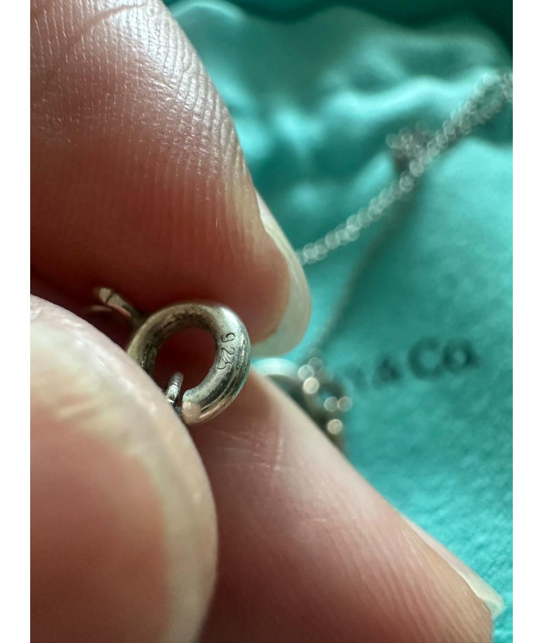 TIFFANY&CO Серебряная серебряная подвеска, фото 6