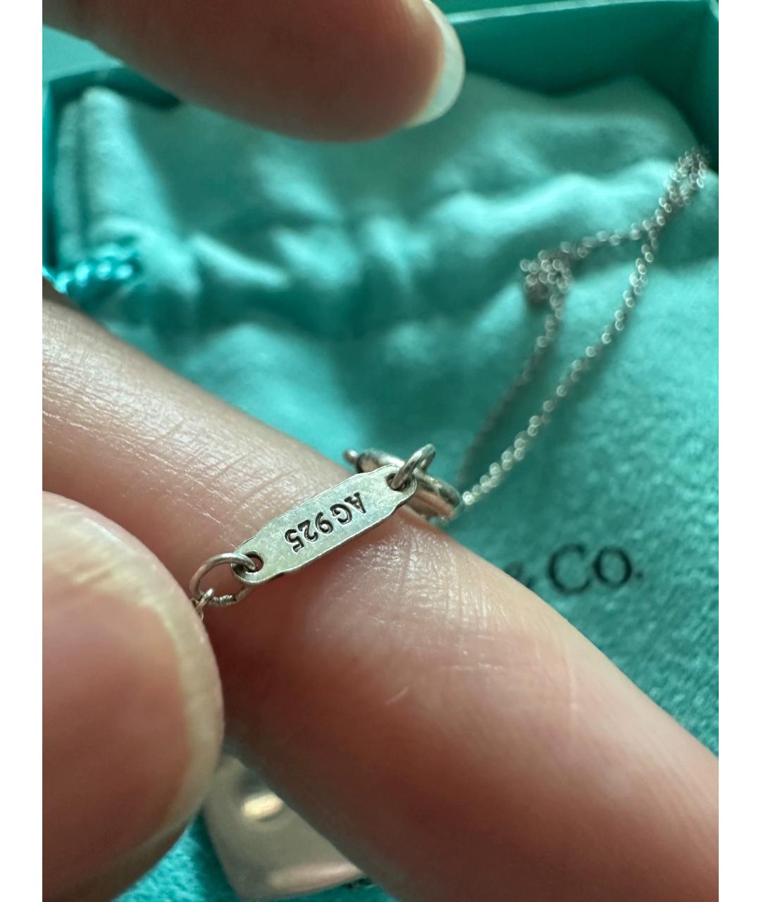 TIFFANY&CO Серебряная серебряная подвеска, фото 5