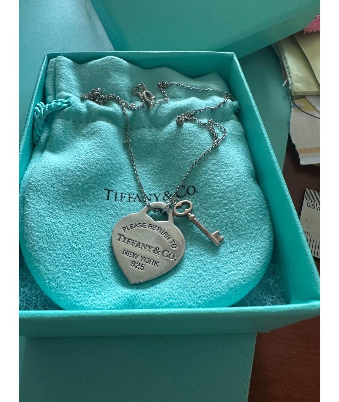 TIFFANY&CO Серебряная серебряная подвеска, фото 7