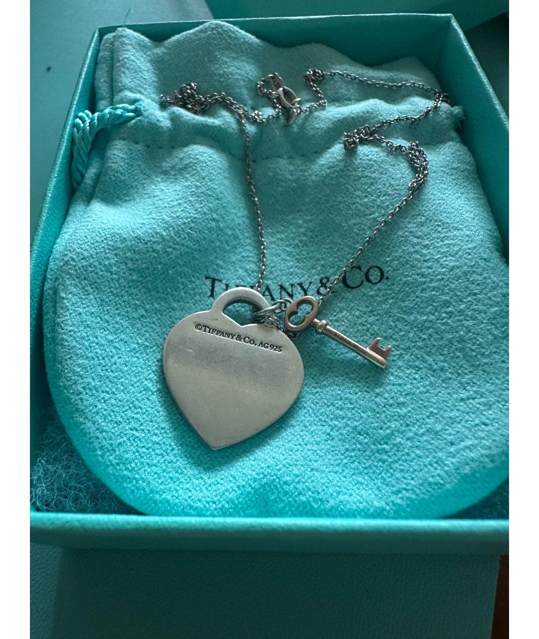 TIFFANY&CO Серебряная серебряная подвеска, фото 2