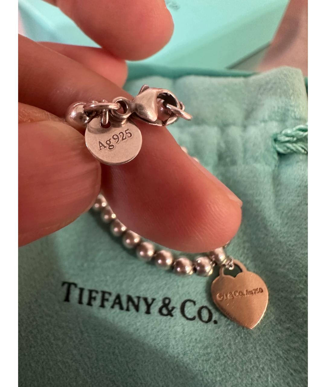TIFFANY&CO Серебряный серебряный браслет, фото 5