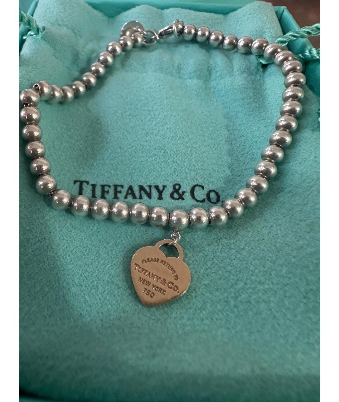 TIFFANY&CO Серебряный серебряный браслет, фото 7