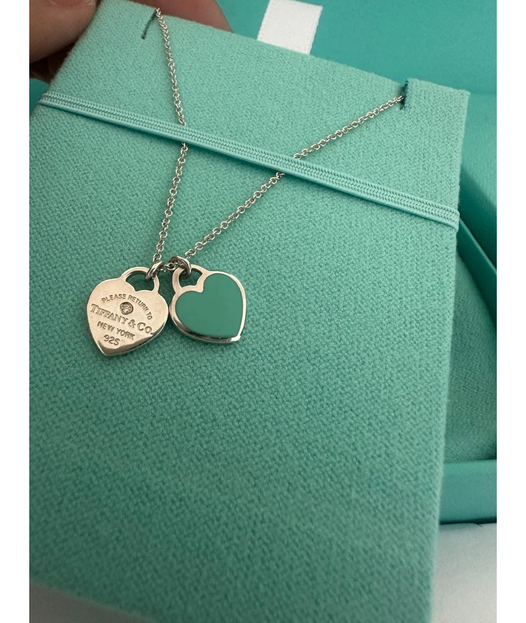 TIFFANY&CO Серебряная серебряная подвеска, фото 4