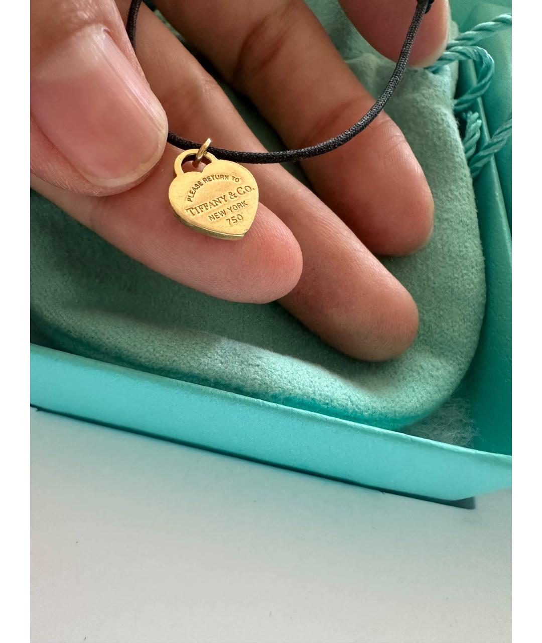 TIFFANY&CO Черный браслет из желтого золота, фото 4