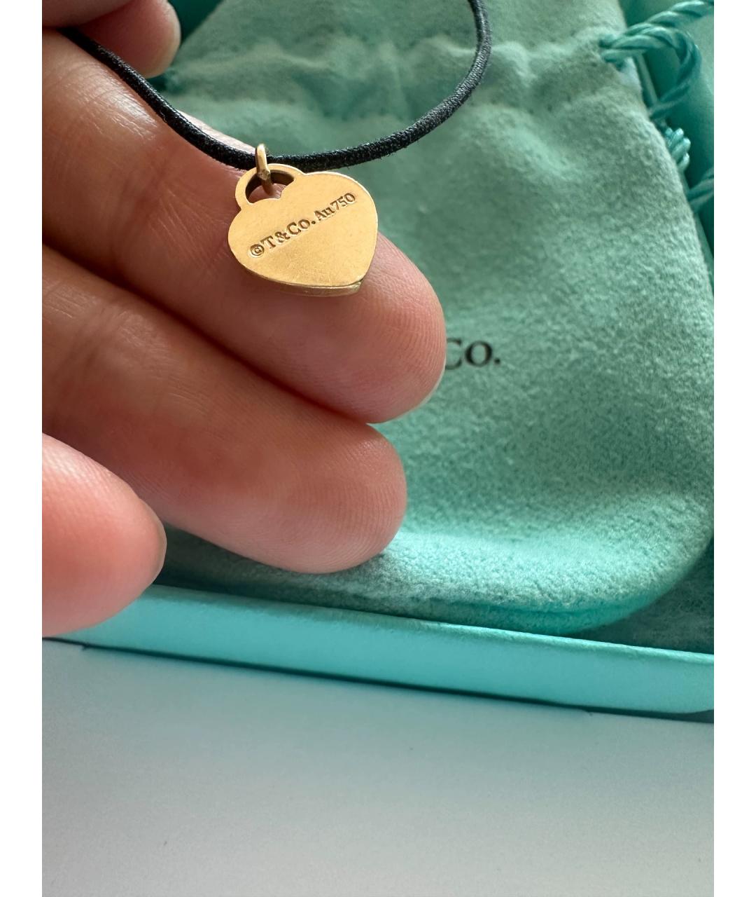 TIFFANY&CO Черный браслет из желтого золота, фото 3