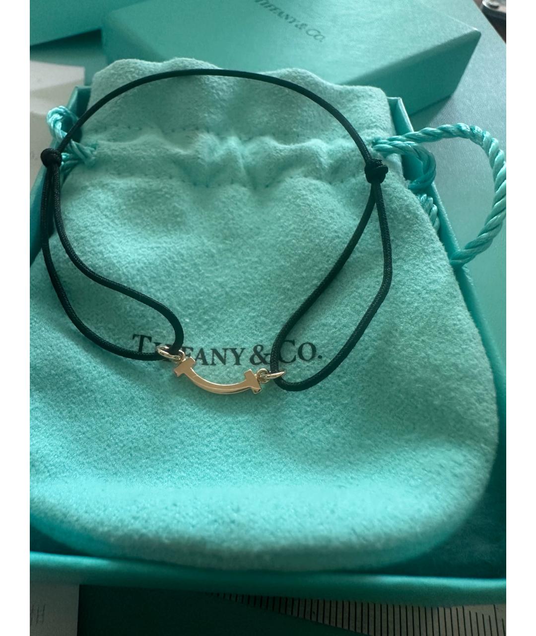 TIFFANY&CO Черный браслет из желтого золота, фото 6