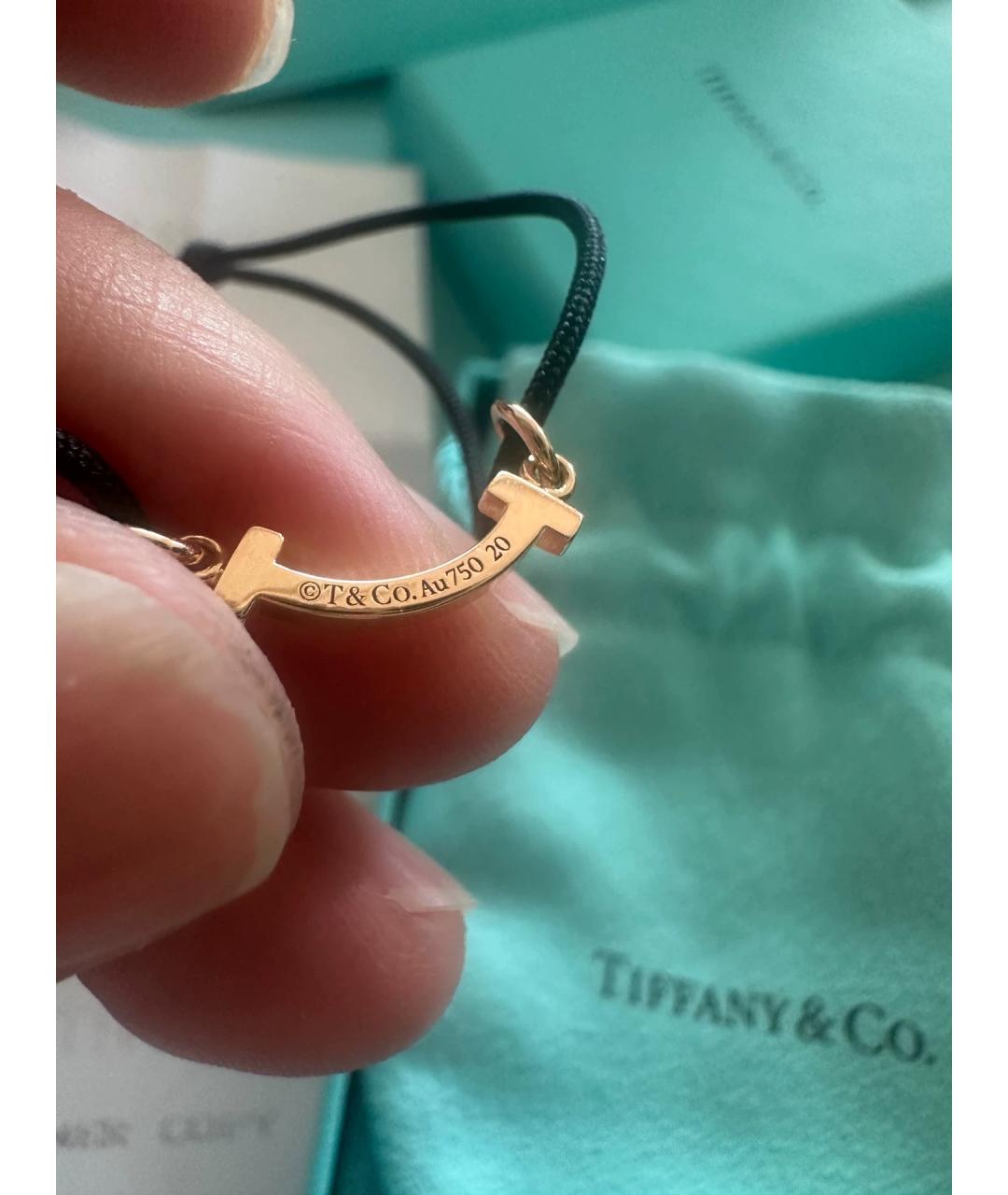 TIFFANY&CO Черный браслет из желтого золота, фото 5