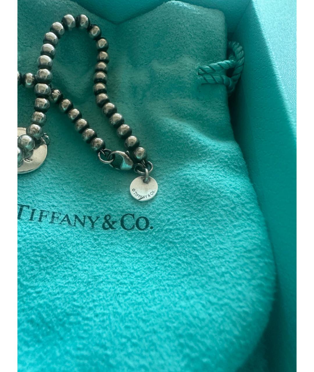 TIFFANY&CO Серебряный серебряный браслет, фото 4
