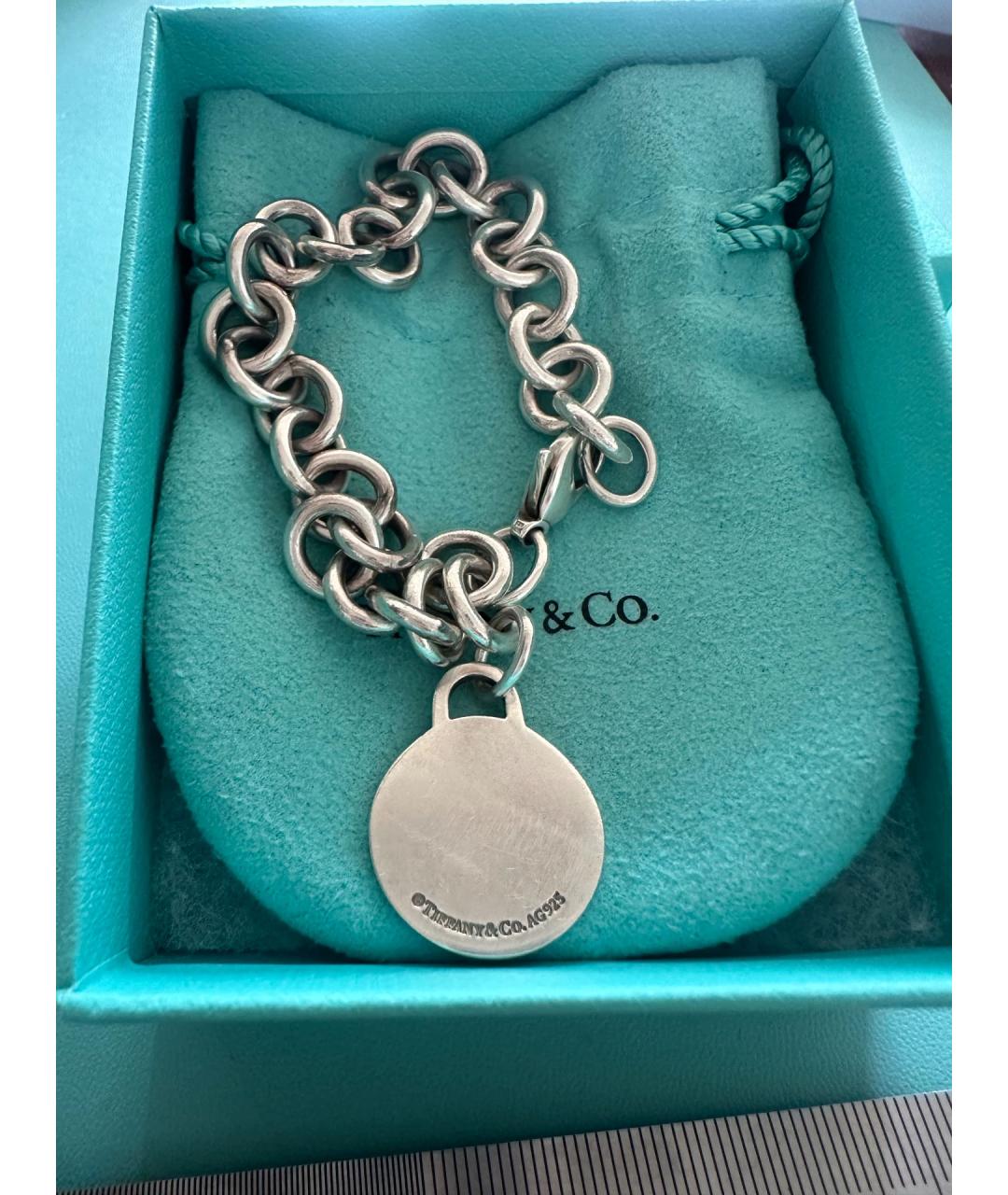 TIFFANY&CO Серебряный серебряный браслет, фото 2