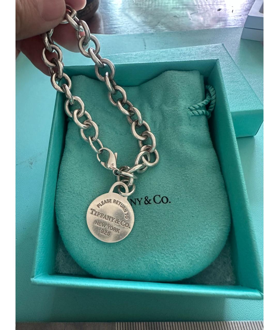TIFFANY&CO Серебряный серебряный браслет, фото 4