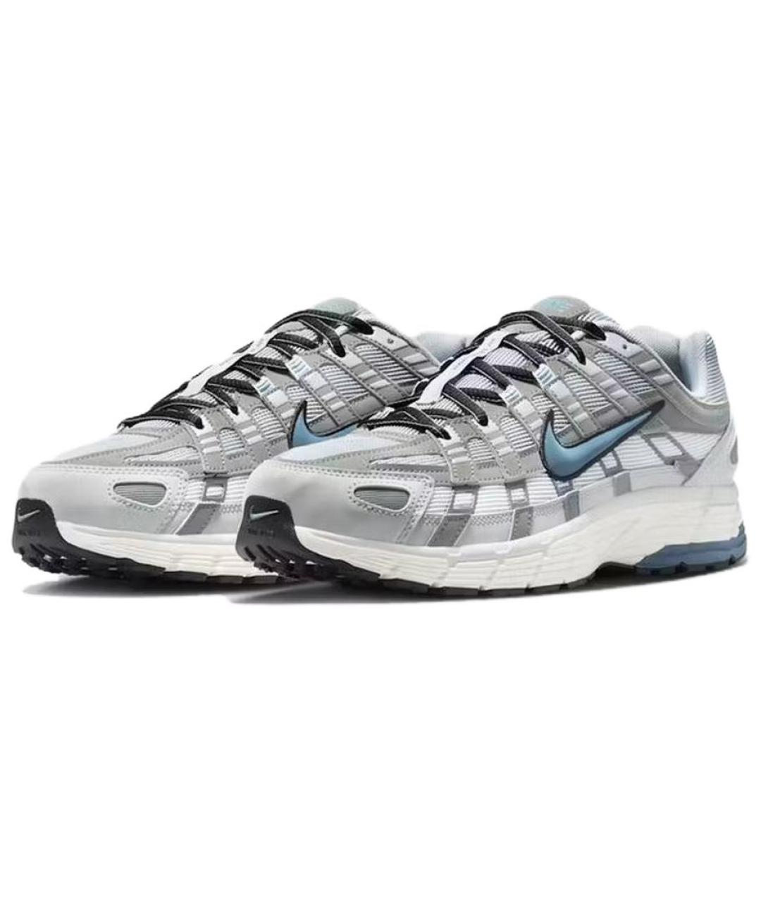 NIKE Серые низкие кроссовки / кеды, фото 4