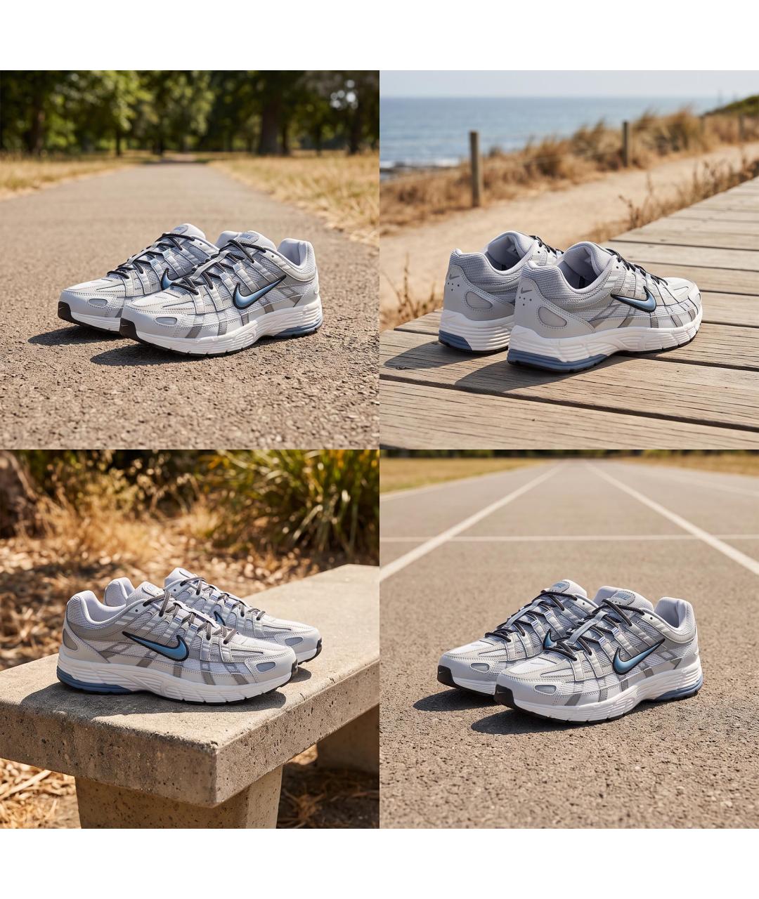 NIKE Серые низкие кроссовки / кеды, фото 2