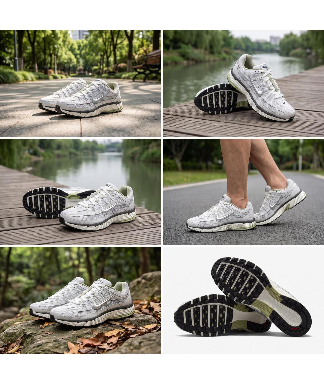NIKE Серые кожаные низкие кроссовки / кеды, фото 2