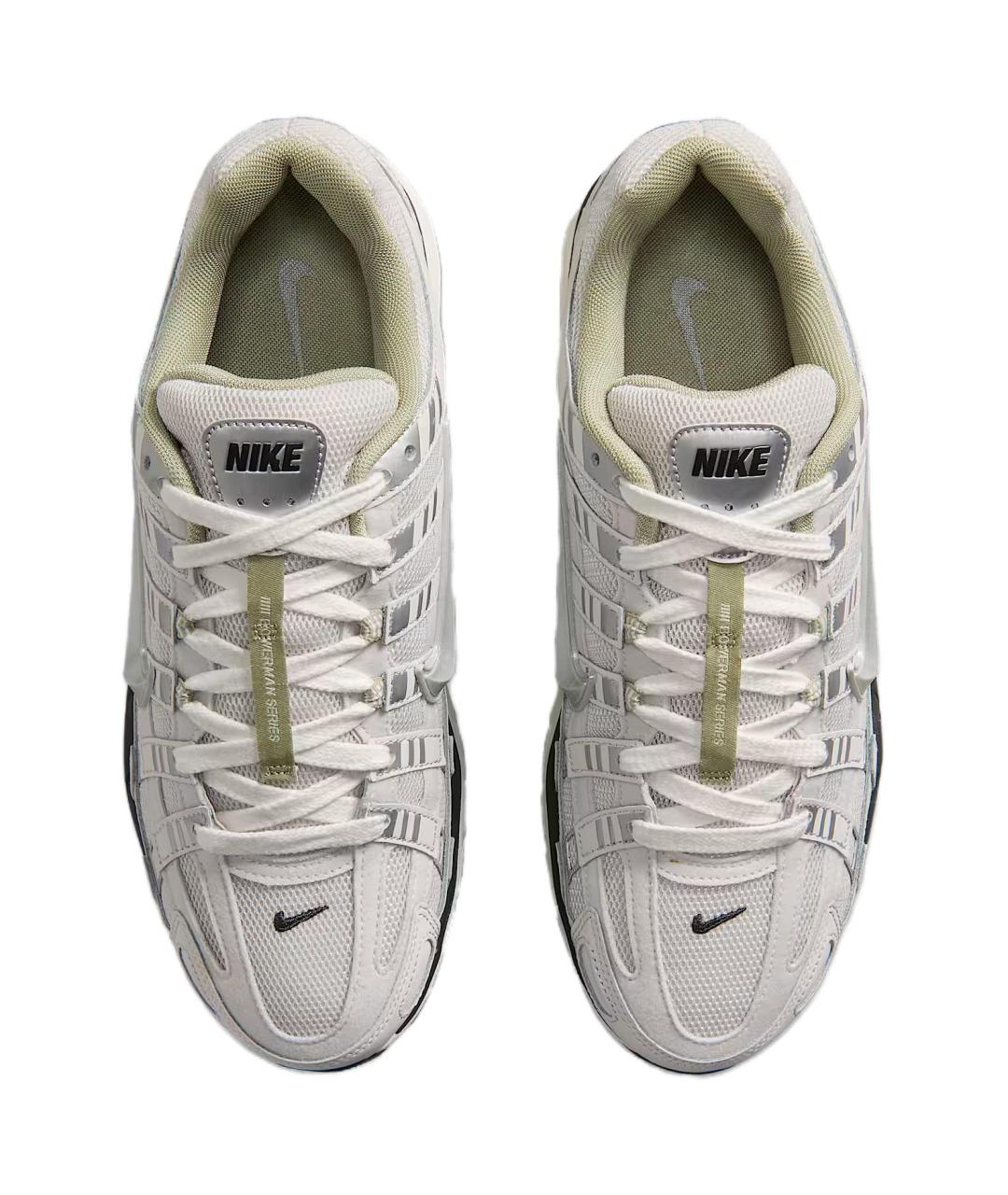 NIKE Серые кожаные низкие кроссовки / кеды, фото 6