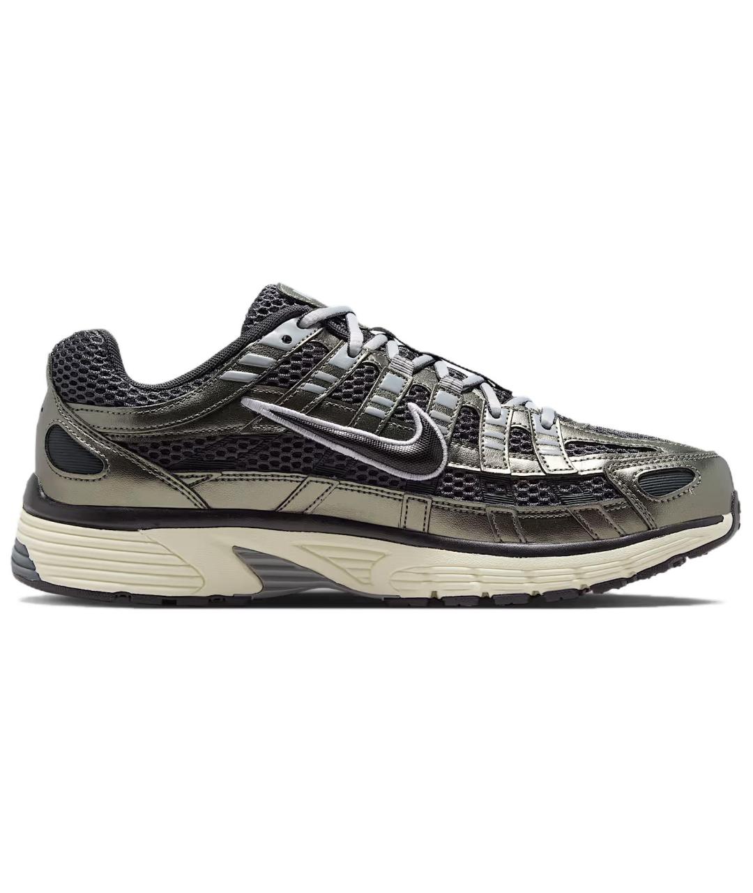 NIKE Черные кожаные низкие кроссовки / кеды, фото 2
