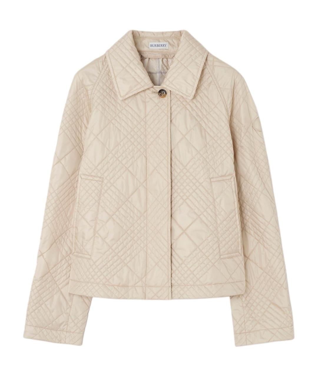 BURBERRY Бежевый пуховик, фото 1