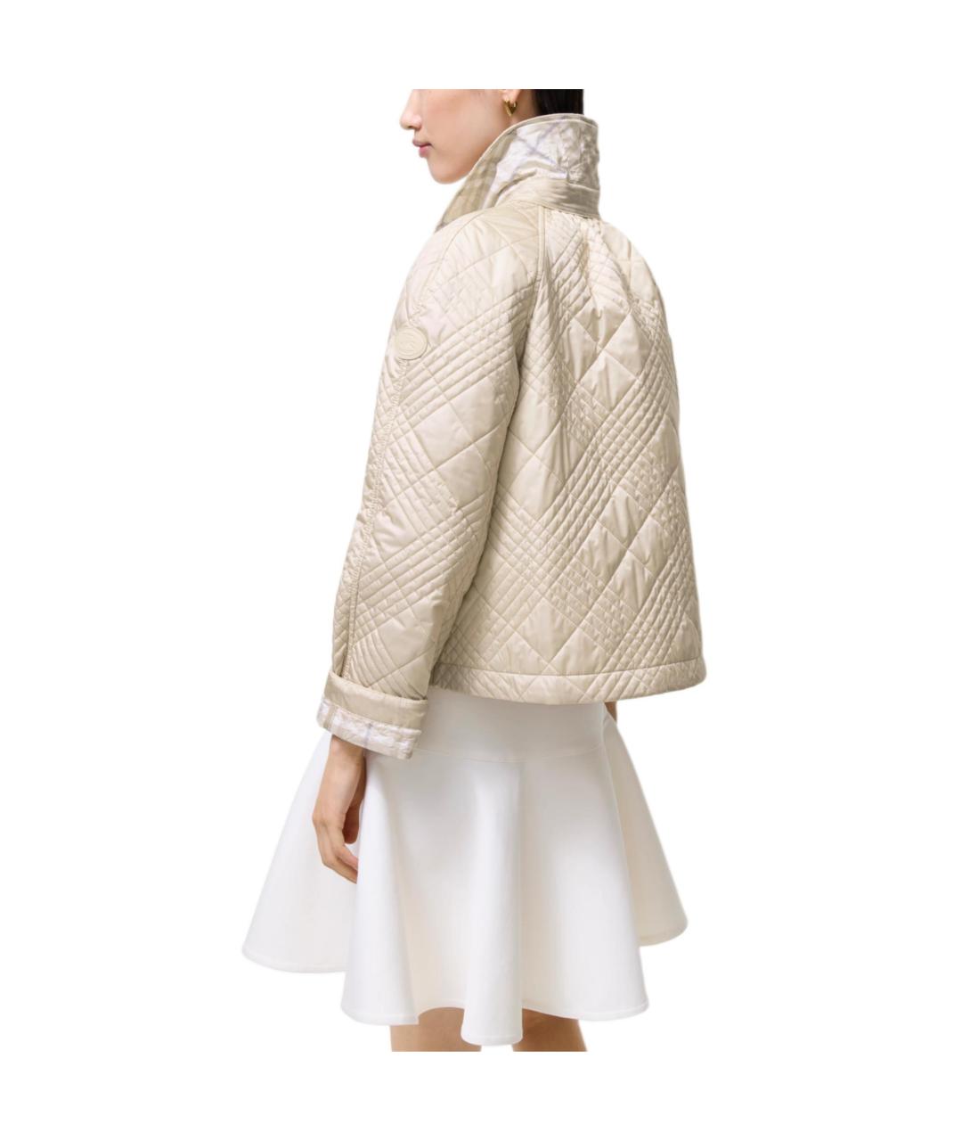 BURBERRY Бежевый пуховик, фото 4
