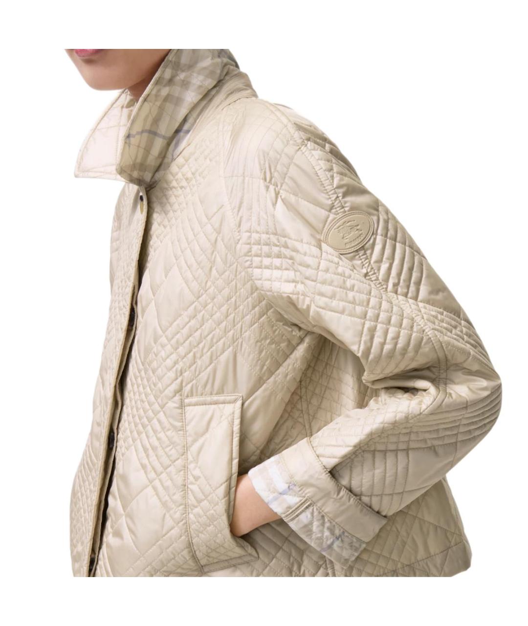 BURBERRY Бежевый пуховик, фото 5