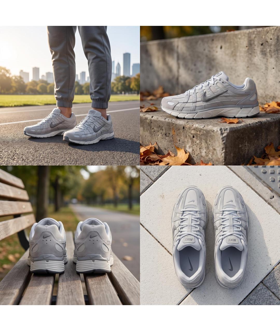 NIKE Серые низкие кроссовки / кеды, фото 2