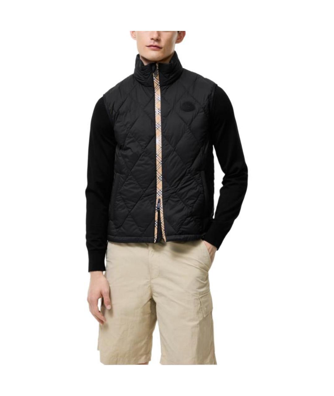 BURBERRY Черный жилет, фото 2