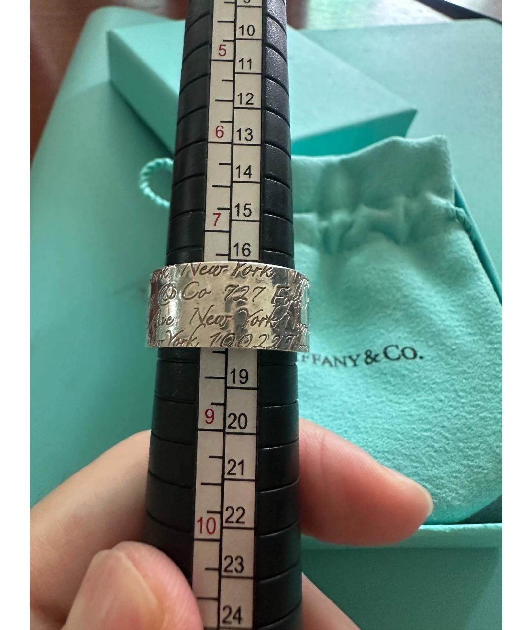 TIFFANY&CO Серебряное серебряное кольцо, фото 6