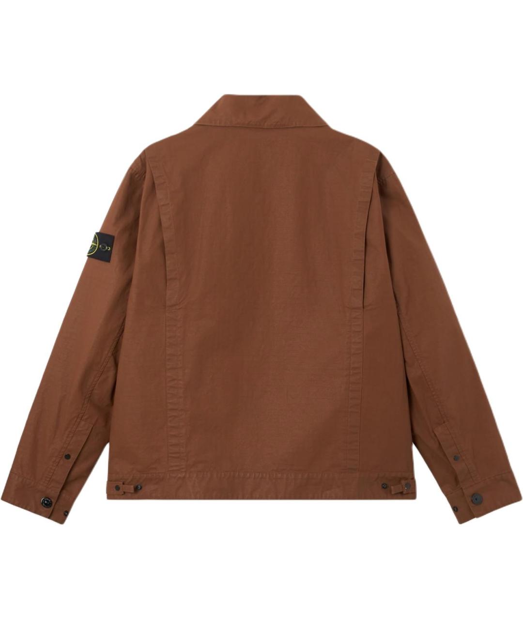 STONE ISLAND Коричневая куртка, фото 2