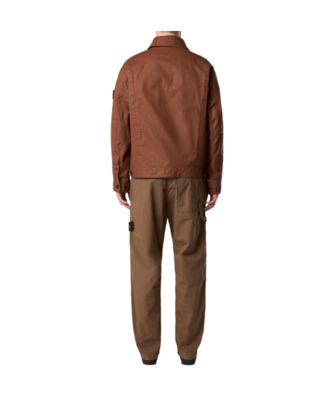 STONE ISLAND Коричневая куртка, фото 4