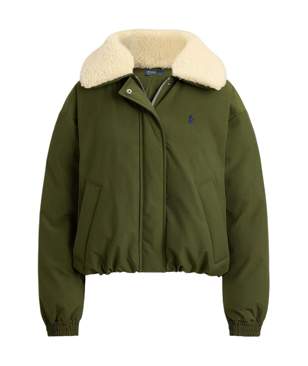 POLO RALPH LAUREN Зеленый пуховик, фото 1