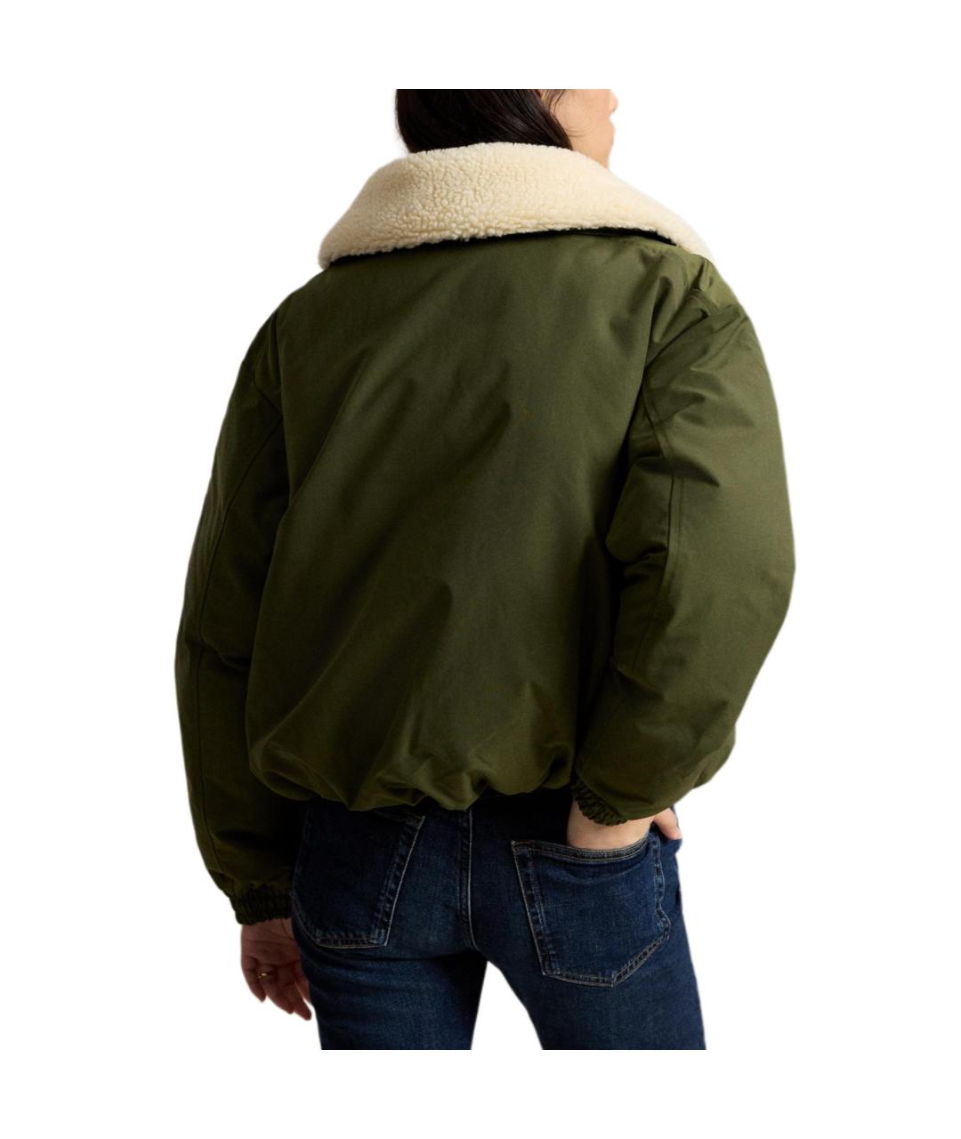 POLO RALPH LAUREN Зеленый пуховик, фото 3