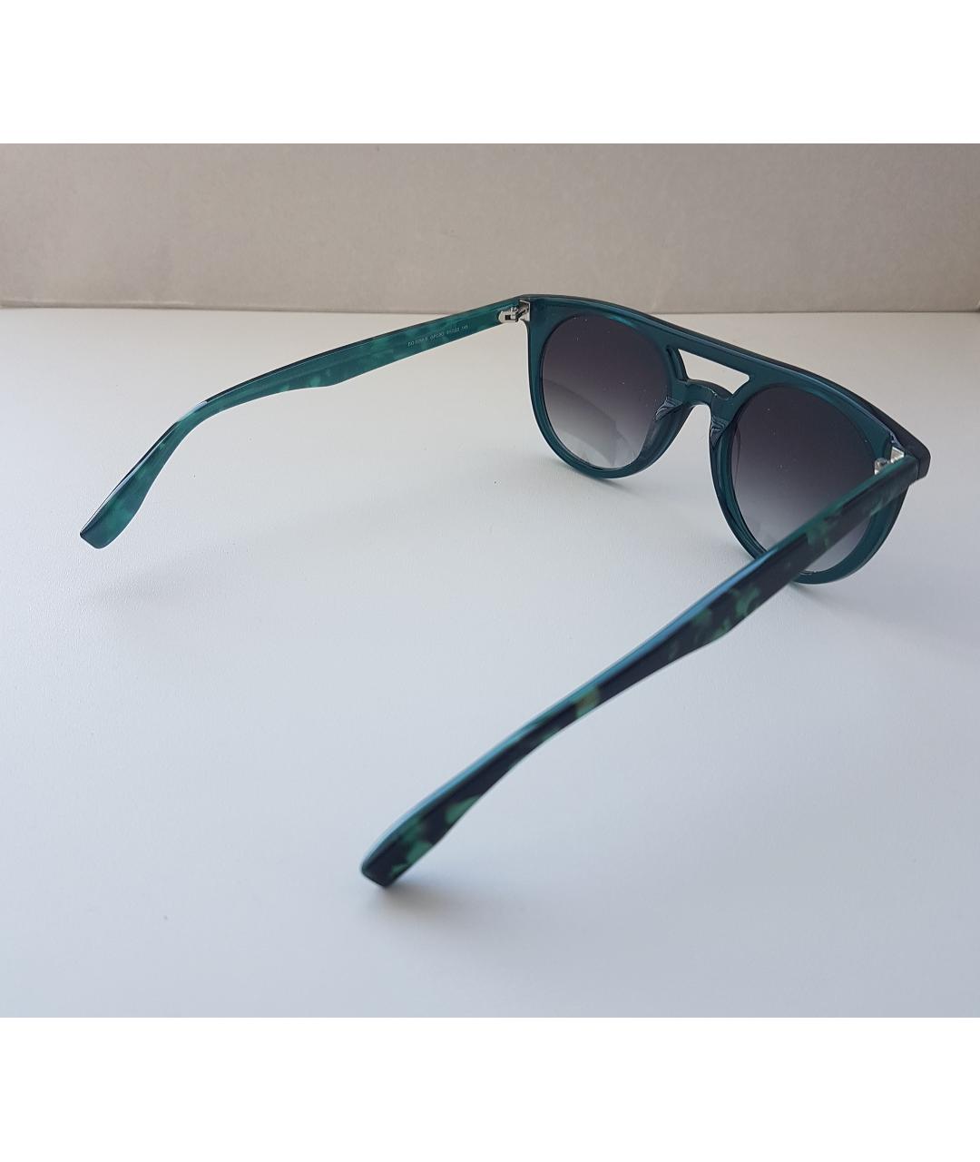 HUGO BOSS Зеленые пластиковые солнцезащитные очки, фото 4