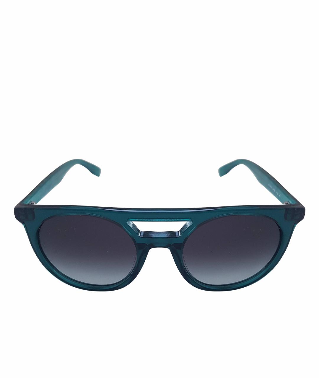HUGO BOSS Зеленые пластиковые солнцезащитные очки, фото 1