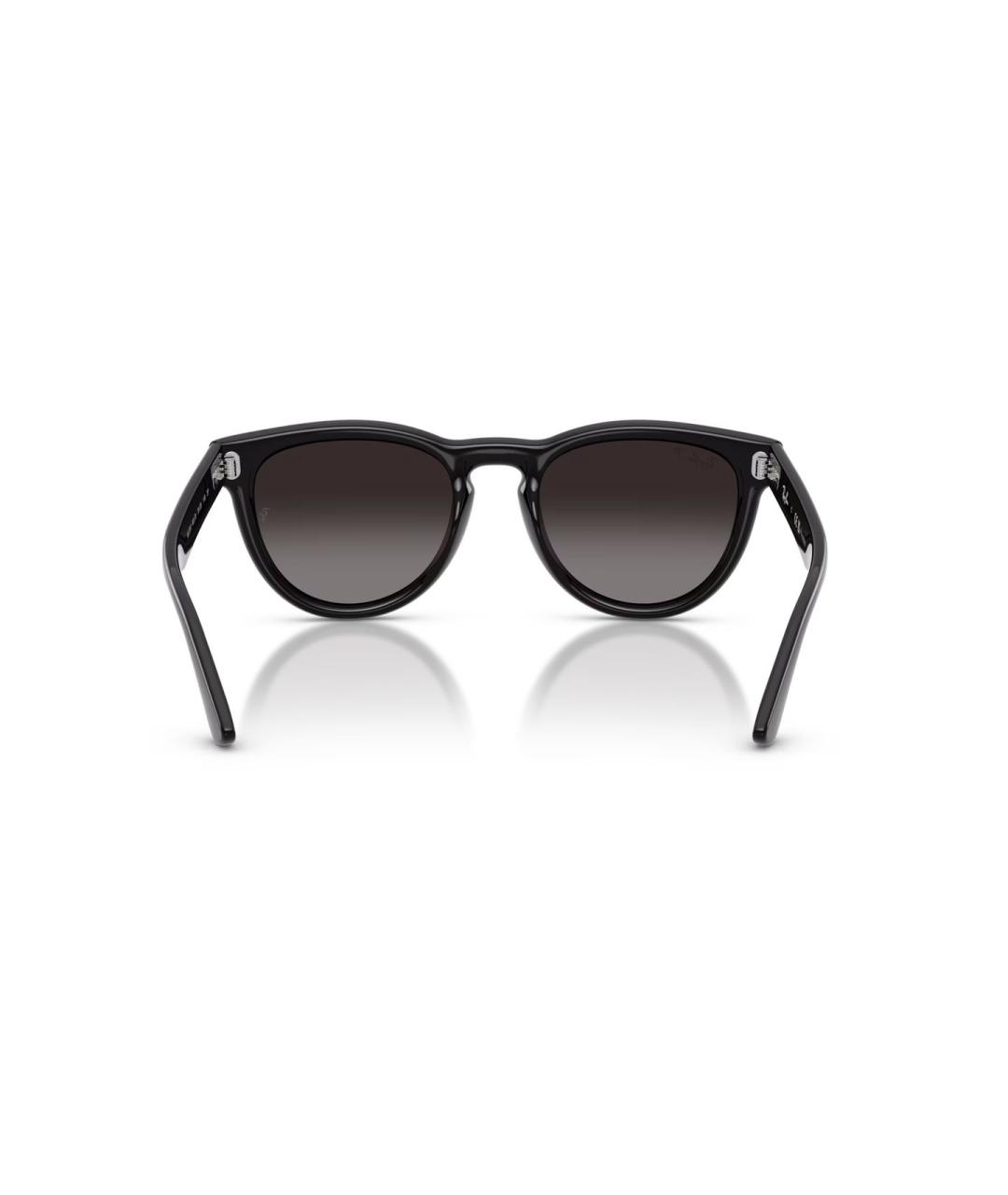 RAY BAN Черные пластиковые солнцезащитные очки, фото 5