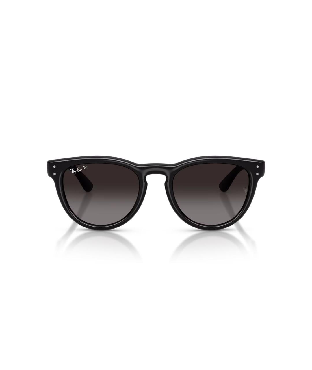 RAY BAN Черные пластиковые солнцезащитные очки, фото 2