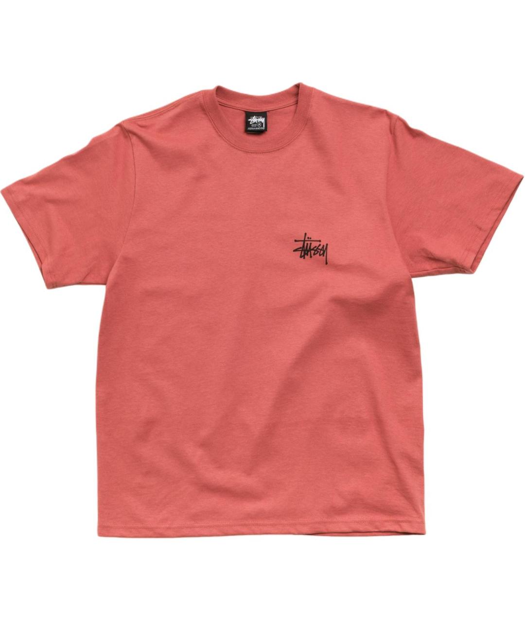STUSSY Коралловая футболка, фото 1