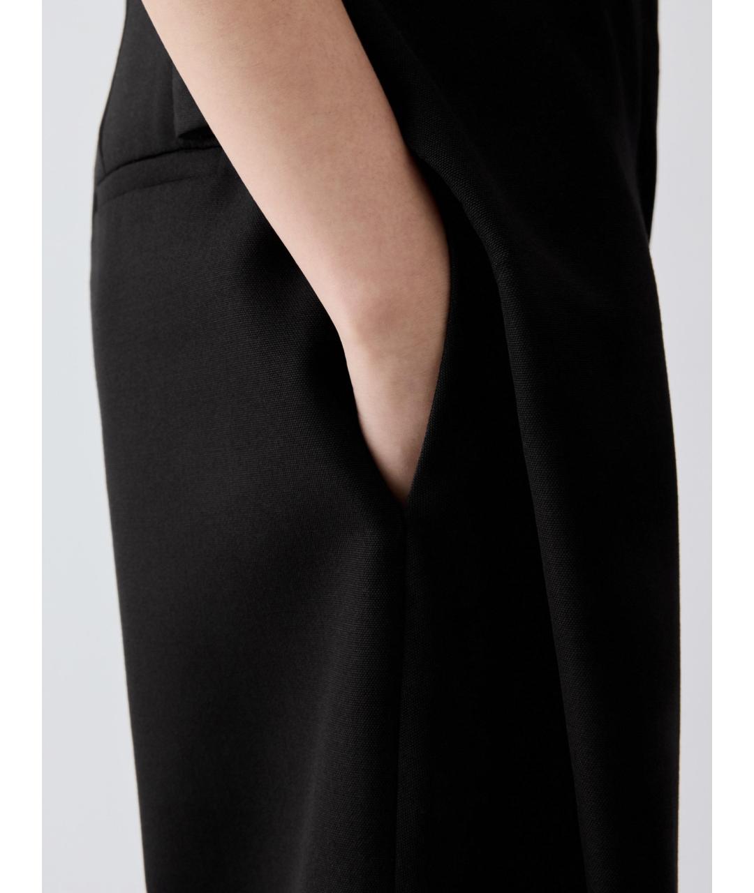 JACQUEMUS Черные шерстяные шорты, фото 5