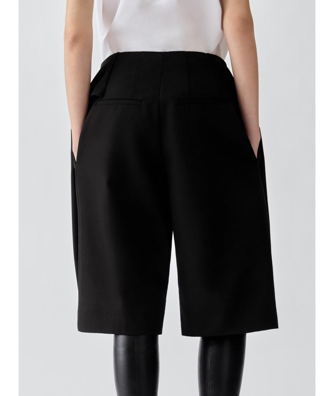 JACQUEMUS Черные шерстяные шорты, фото 4
