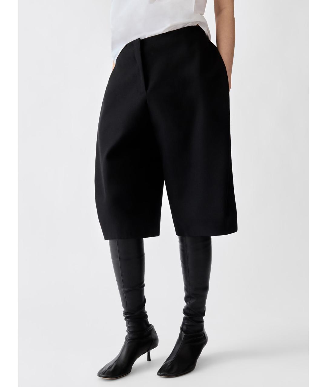 JACQUEMUS Черные шерстяные шорты, фото 3