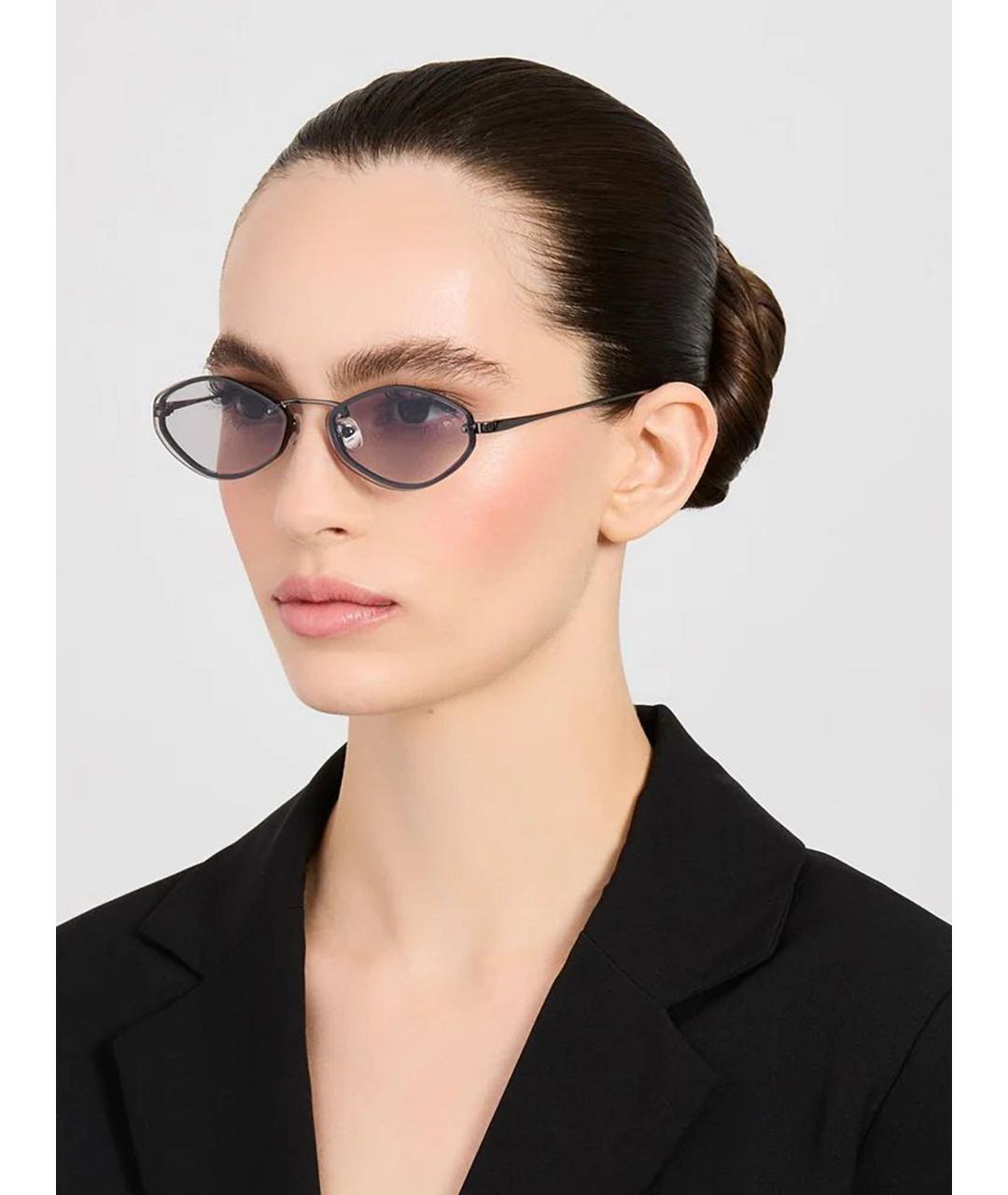 JACQUEMUS Серые солнцезащитные очки, фото 2