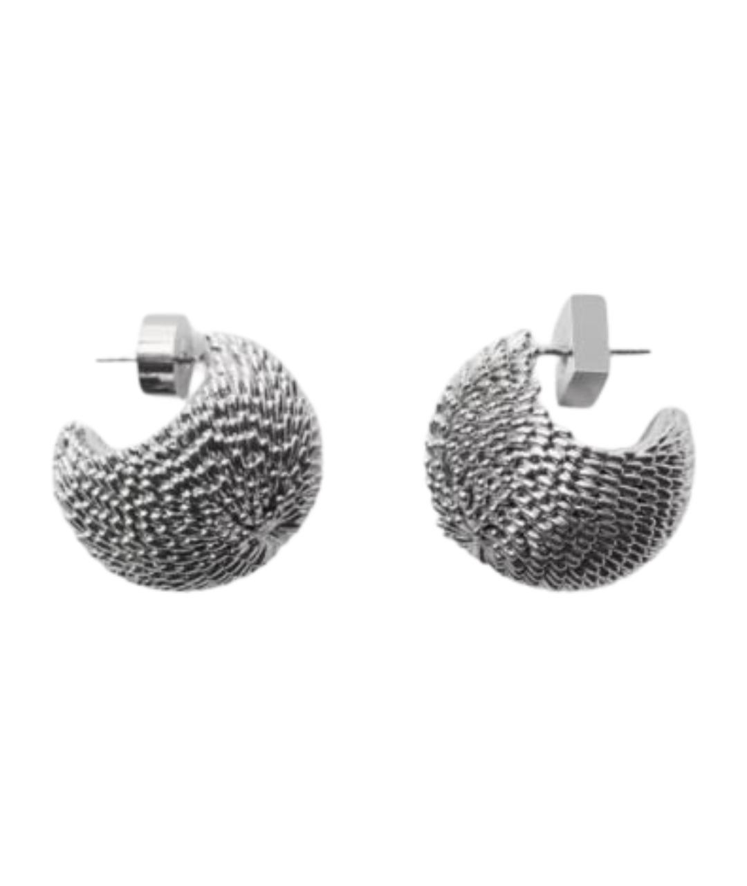 JACQUEMUS Серебряные металлические серьги, фото 1