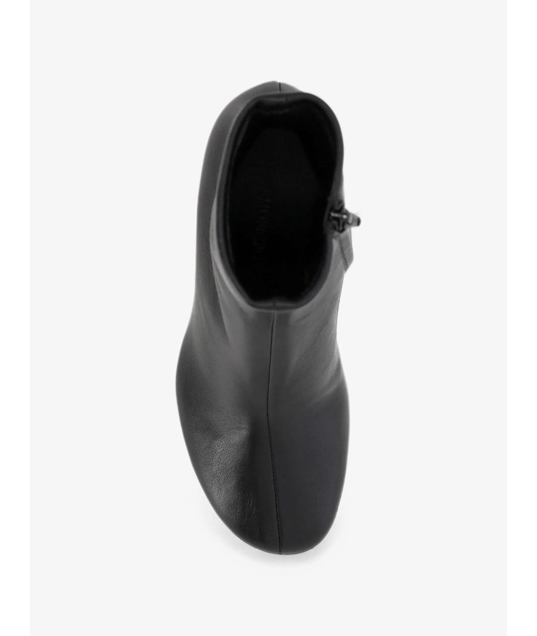 JACQUEMUS Черные кожаные ботильоны, фото 3