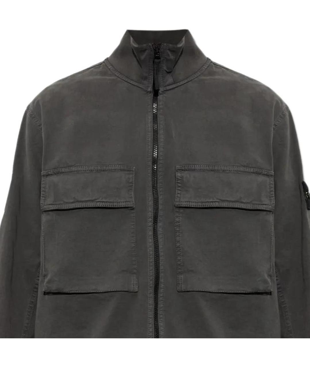 STONE ISLAND Серая куртка, фото 5