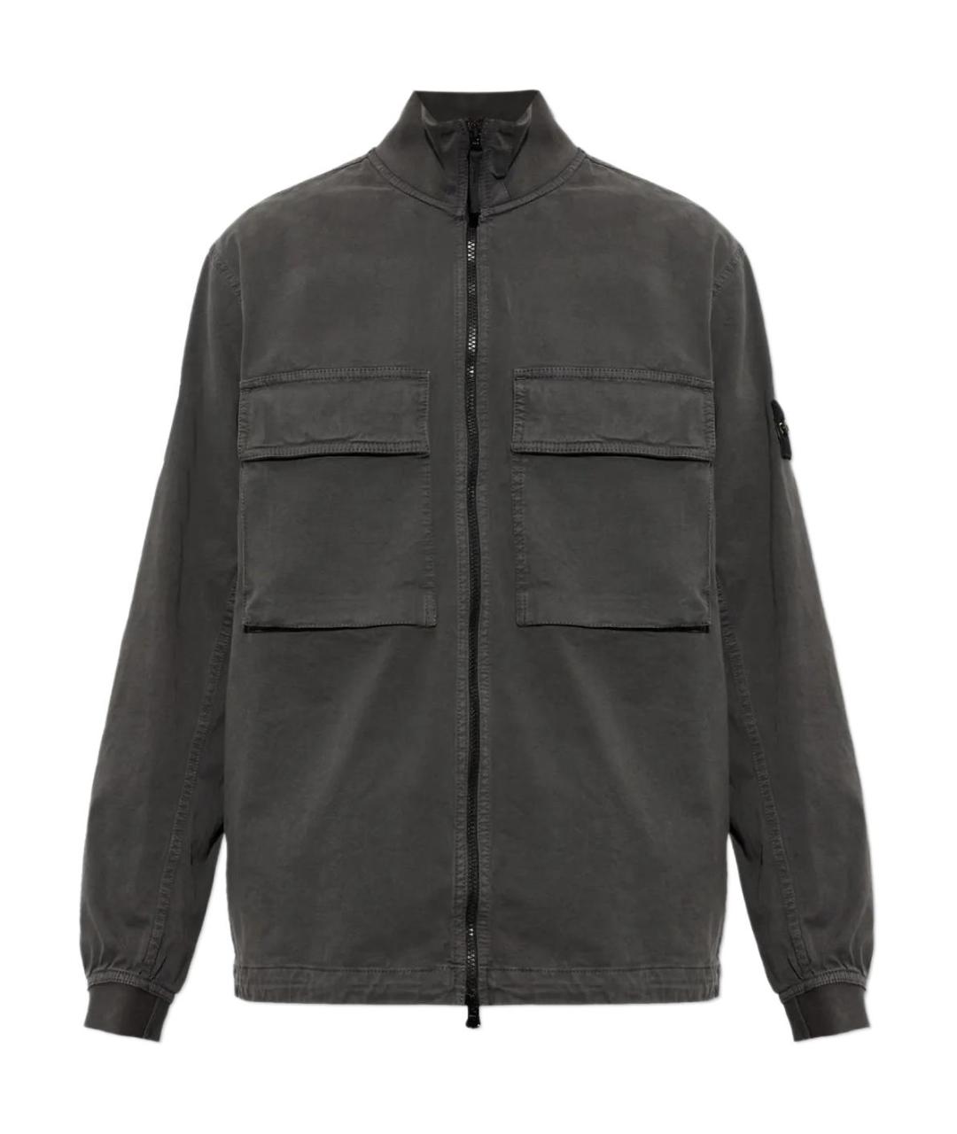 STONE ISLAND Серая куртка, фото 1
