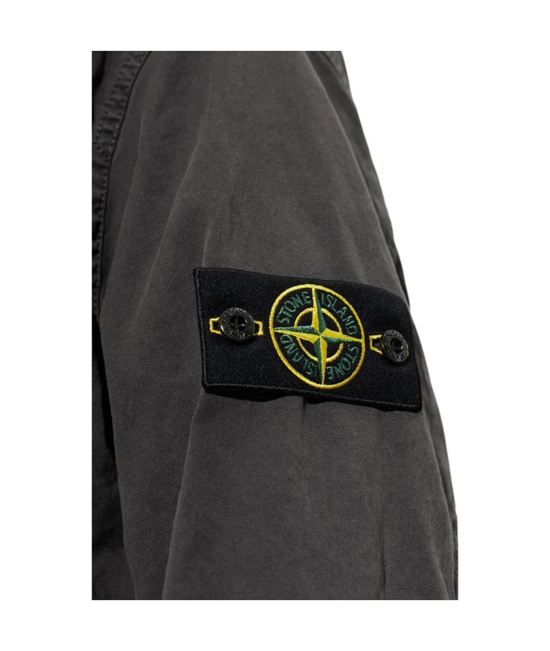 STONE ISLAND Серая куртка, фото 4