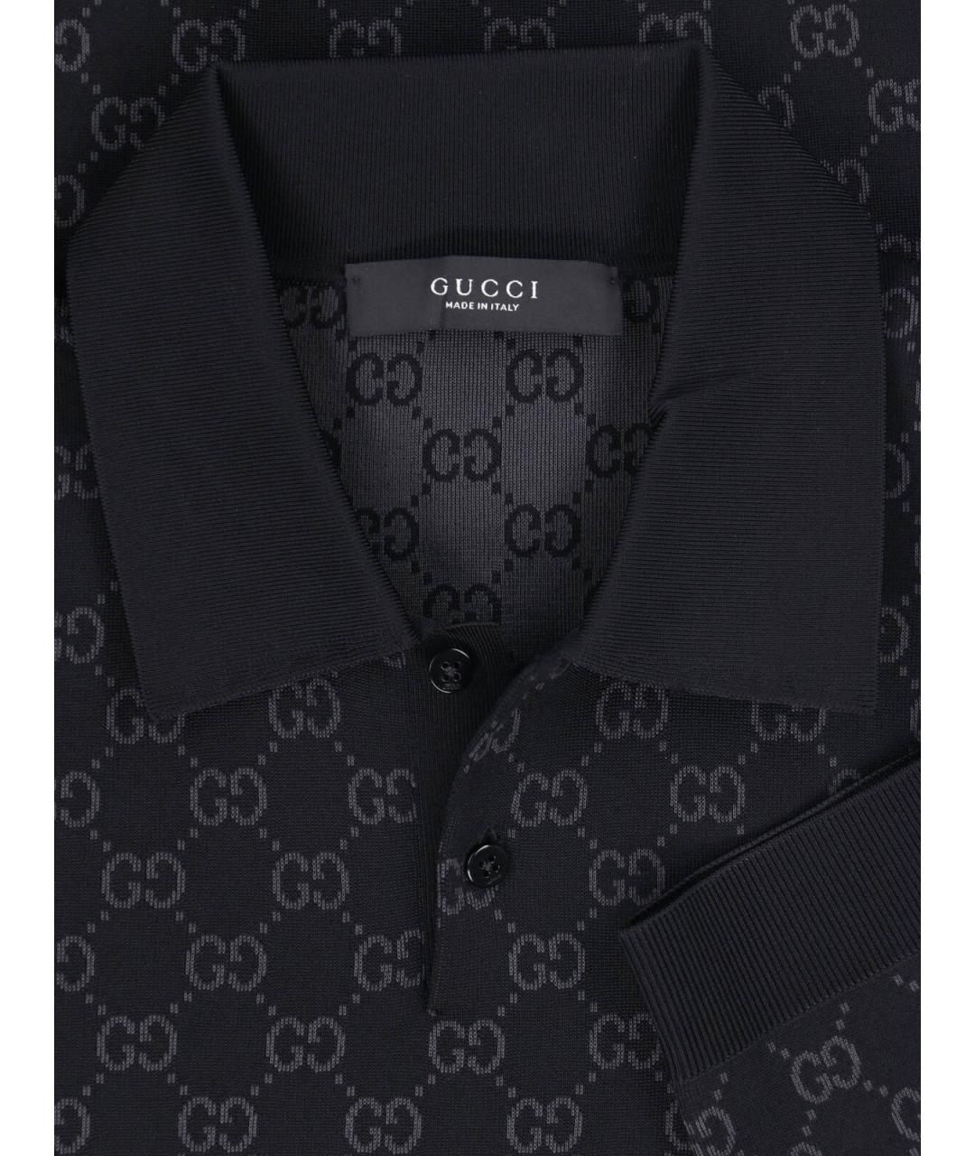 GUCCI Черный вискозный джемпер / свитер, фото 3