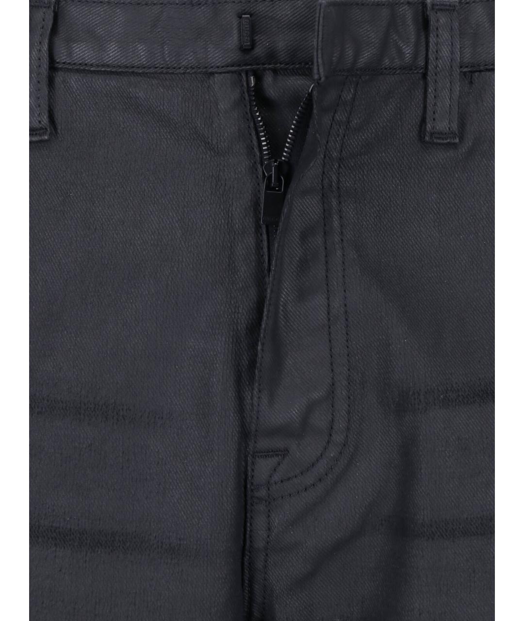 GUCCI Черные хлопковые джинсы, фото 4